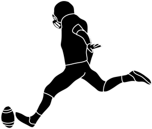 football-silhouette-kicking