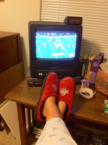 My magical Ohio State house shoes