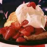 a traditional strawberry shortcake, Mom Goodwin-style